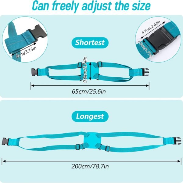 Adjustable Luggage Travel Bag Strap Belt - (1 Pc)
