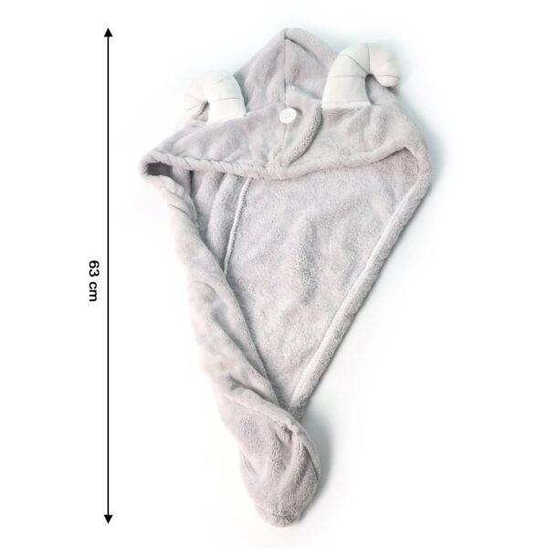 08_Women-Hair-Towel.jpg Cute Animal Ear Hooded Hair Drying Towel Wrap (1 Pc)