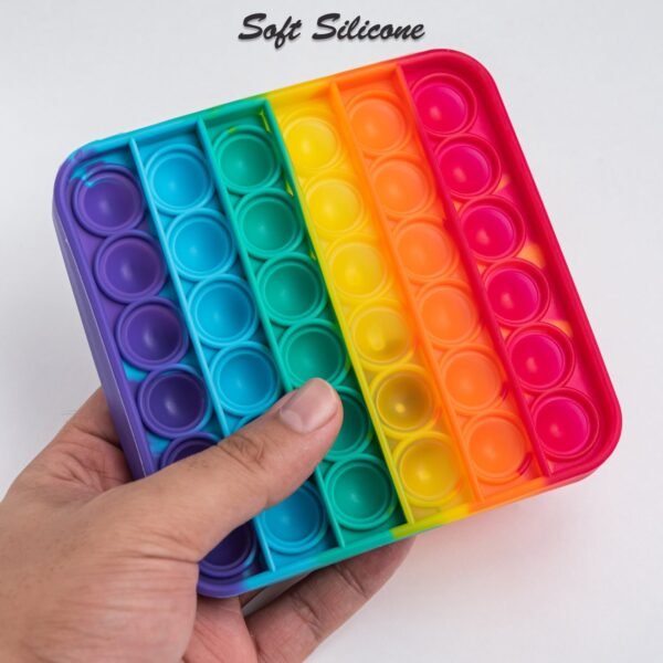 Square it Toy Special Needs Silicone Stress Relief Toy For Kids & Adult All Use Toy
