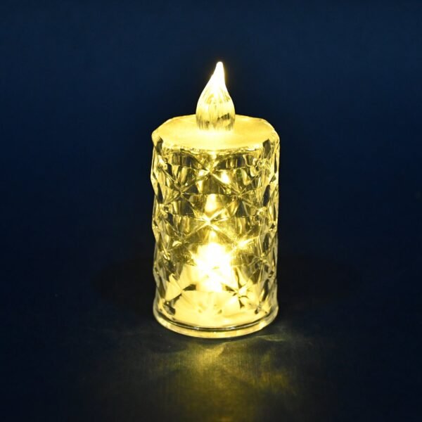 Flameless and Smokeless Decorative Candles LED Tea Light, Diwali (1 Pc)