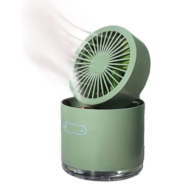 Mini Desktop Cooling Fan with Humidifier Spray