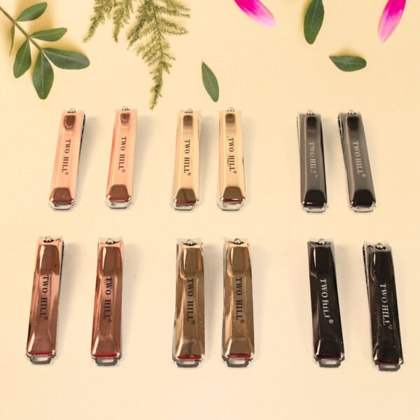 Stainless Steel Cute Nail Clipper Nail Catcher, Nail File (12 Pcs Set / Mix Design)