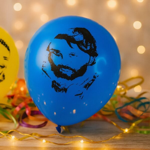 Assorted Printed Mix Design Party Latex Balloons (1 Pc)