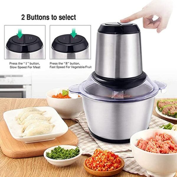 Stainless Steel Electric Meat Grinders with Bowl Heavy (3L)