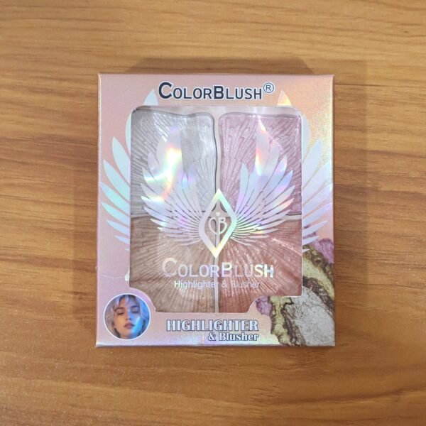 4-in-1 Shimmer Highlighter & Illuminator Palette (12 GM / 1 Pc)