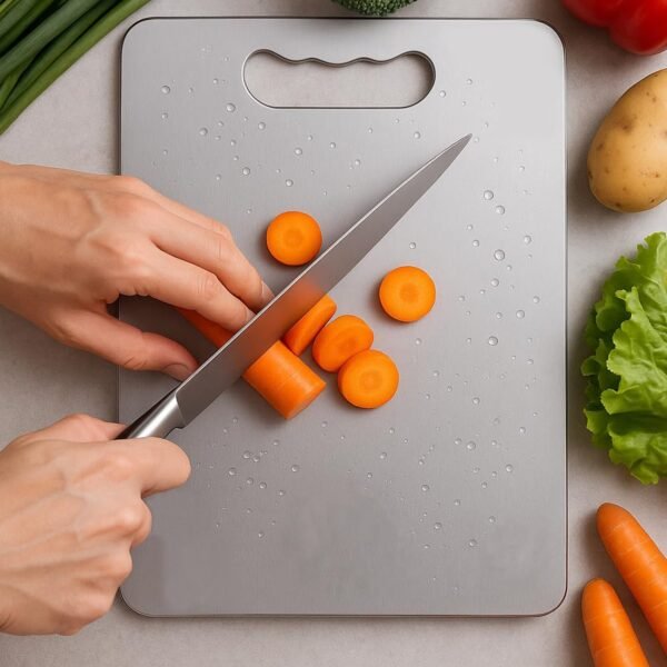 Supermom Medium Stello Stainless Steel Chopping Board