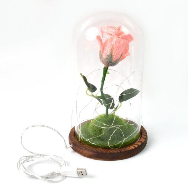 08_dbb9ad8d-8072-49c2-9c45-80ff29a74ebc.jpg Glass Flower with Led Light Great Gift (1 Set)