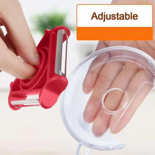 3 in 1 Multi Function Rotary Hanging Planer Peeler and Cutter Vegetable Slicer