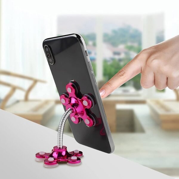 Phone Holder 360° Rotatable Multi-Function Double-Sided Suction MOQ 6 Pc