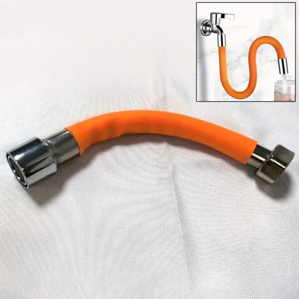08_dee8778e-81b2-4ad0-9c42-e8dcd96afd0c.jpg Flexible Water Tap Extender, 360° Bending Faucet Extension Tube with Connector (18cm)