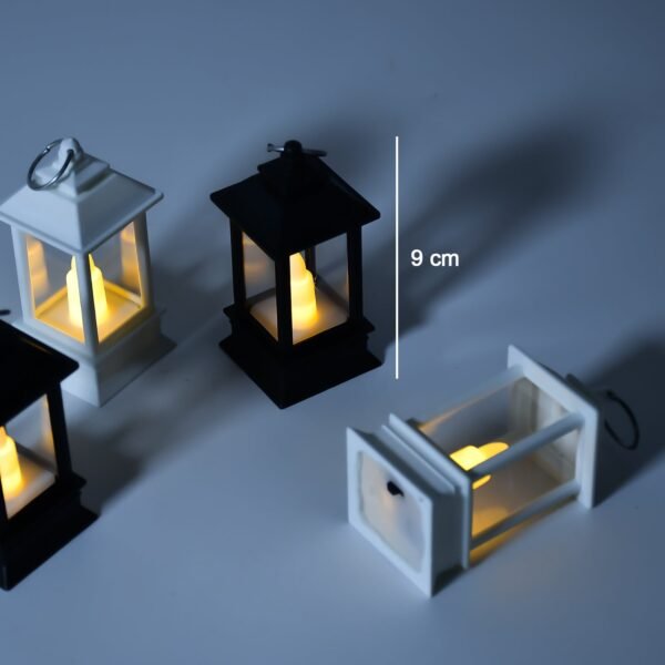 Classic Style Lantern With Artificial Rustic Battery-Operated Flameless Candle Light For Home Decoration (Pack of 24)