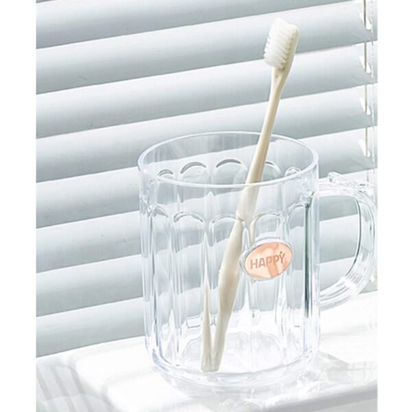 08_ee38ba0a-9431-4be3-bb75-4094286e461b.jpg Multi-Purpose Plastic Cup, Toothpaste Holder Bathroom Cup Bathroom Cup With Slot Handle Mug Environmental Friendly Festival for Outdoor for Household Gift For Anniversary and Birthday, (1 Pc)