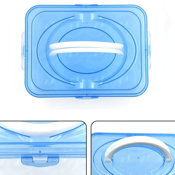Double Layer Premium 48 Grid Egg Storage Box for Egg Storage Container