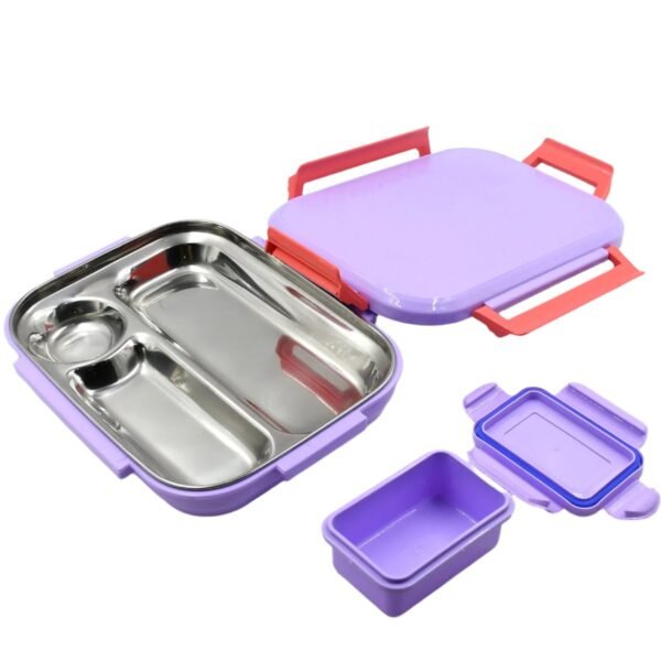 08_f5a16f10-e1c8-4b53-ad6b-792a89fb1d45.jpg Lunch Box Plastic with steel plate, small lunch box