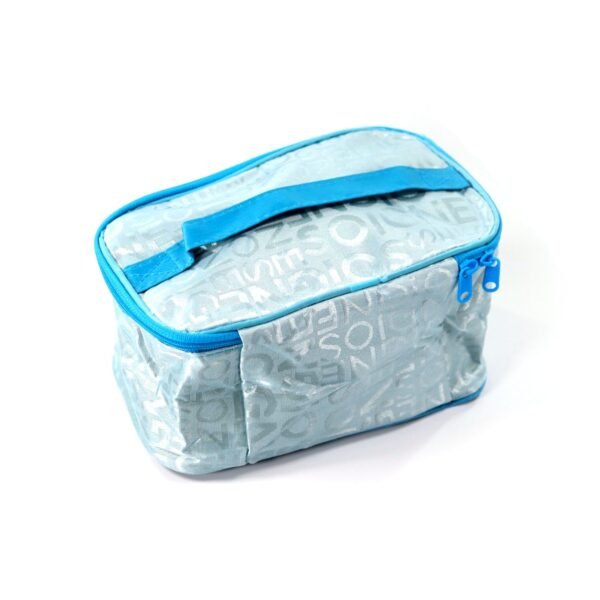 PORTABLE MAKEUP BAG WIDELY USED BY WOMEN’S FOR STORING THEIR MAKEUP EQUIPMENT’S AND ALL WHILE TRAVELLING AND MOVING.