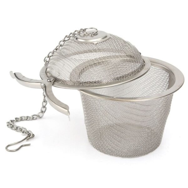 08_fdcfb65f-511b-4dca-9321-a565df62760e.jpg Stainless Steel Spice Tea Filter Herbs Locking Infuser Mesh Ball