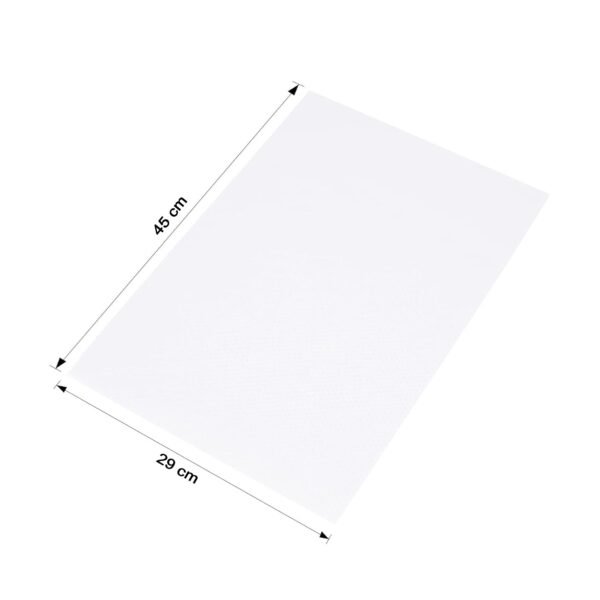 Transparent Plastic Fridge Mat 45 × 29 cm (1 Pc)