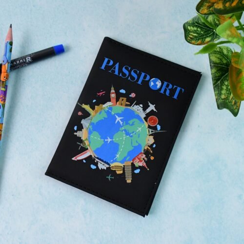 Stylish Printed Passport Holder Cover (1 Pc)