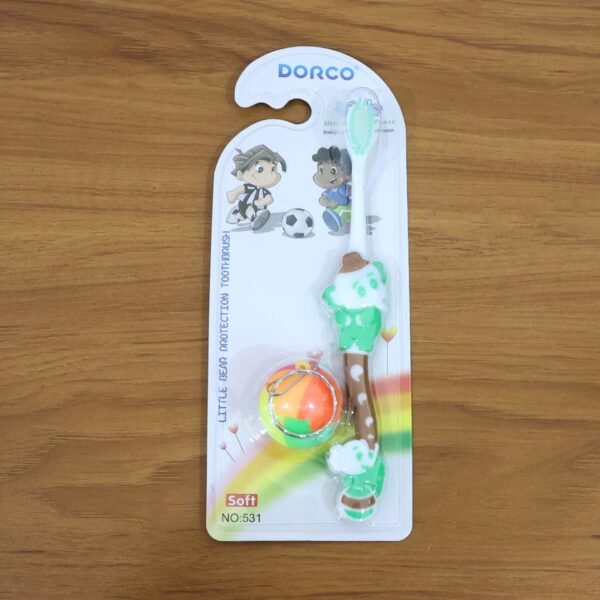 Kids Toothbrush and Ball Keychain Toy Set