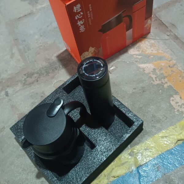 Thermal Coffee Carafe & Water Bottles with LED Display (500 ml & 1000 ml)