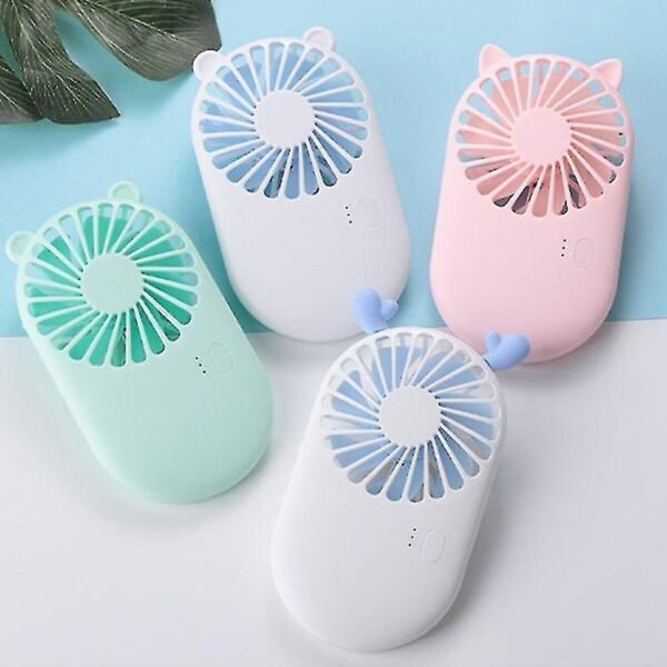 Handheld Mini USB Fan with Bracket (Battery-Free)