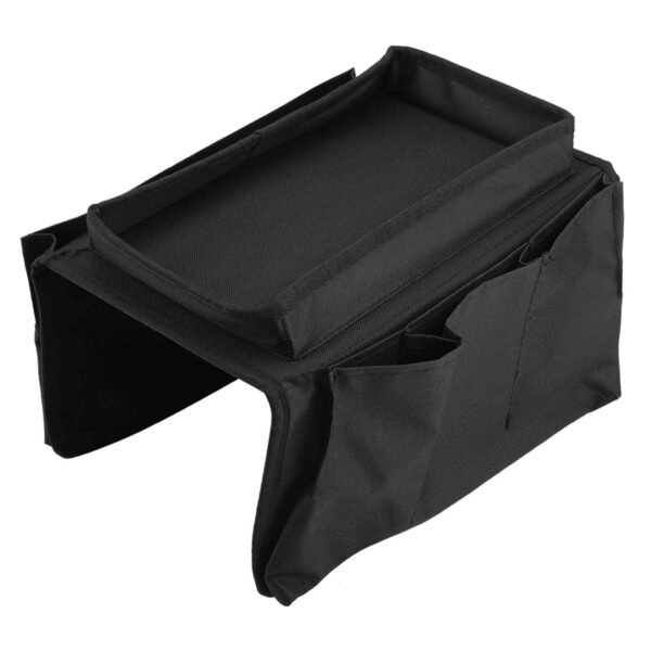09_155ff6c5-7886-43f9-948f-ca5df44ed42f.jpg Sofa Arm Rest Hanging Storage Bag for Magazines & Books (Black)