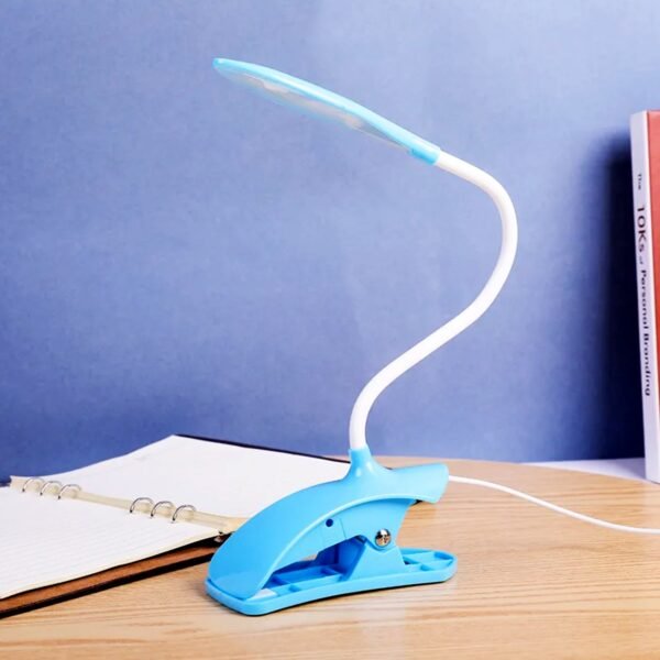 Desk Lamp Adjustable Gooseneck USB Rechargeable 3 modes