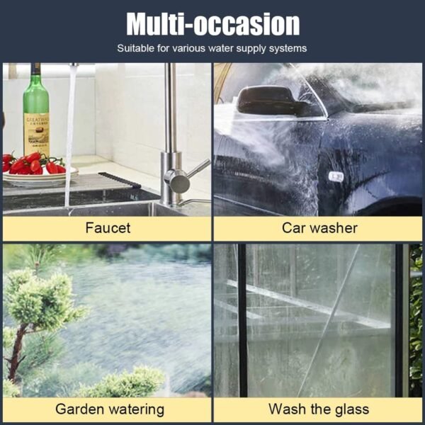 High Pressure Water Gun Nozzle – Car Wash & Garden Spray Gun (Alloy)