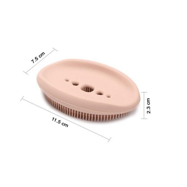 2 in 1 Silicone Cleaning Brush used in all kinds of bathroom purposes for cleaning