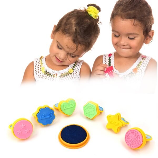 Unique Different Shape Stamps 7 pieces for Kids  Prefect Gift for Teachers