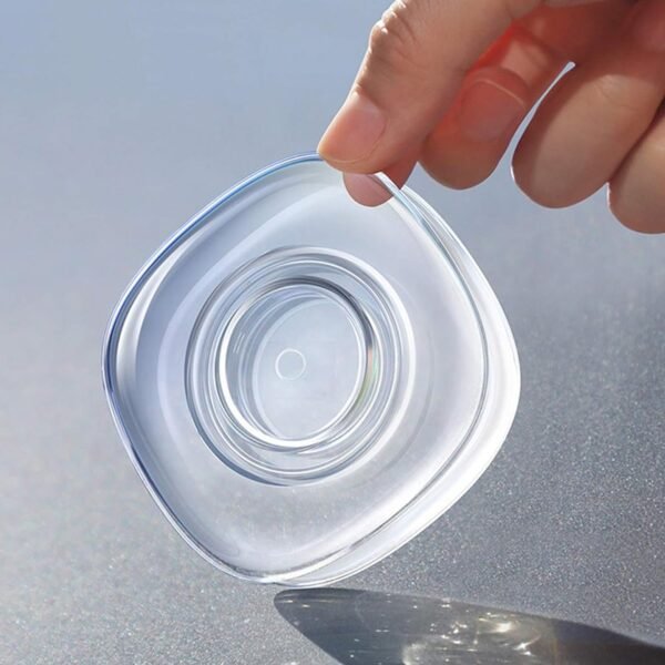 Multi Purpose Square Gel Pads for Holding Mobile & Spiral Cable Protector (1 Pc)