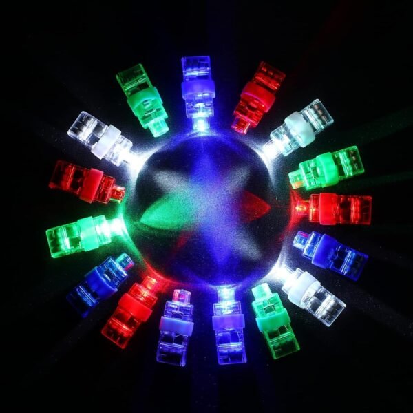 09_5fca22d6-c2ca-4a8f-a27a-2645ae9a8197.jpg Light up Finger Tips, Clear Mini Rings, LED Glow Ring with Elastic Band (1 Pc)