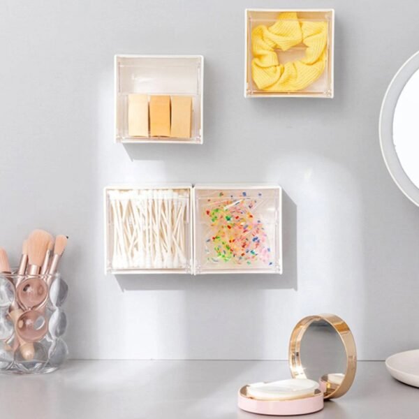 09_6a713e8c-4466-480e-bc7b-4b67e074e95c.jpg 4037Adhesive Wall Mounted Flip Storage Box Holder Small Object Storage Case ( 1 pcs )