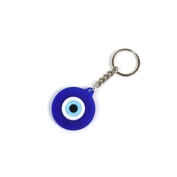 09_72d21924-5060-4732-bddb-6730aeccf10c.jpg Evil Eye Rubber / Silicone Keychain (1 Pc / Blue Color)