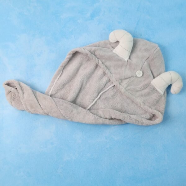 09_887fbcfe-b101-4d9f-890f-376cc5df5bde.jpg Cute Animal Ear Hooded Hair Drying Towel Wrap (1 Pc)