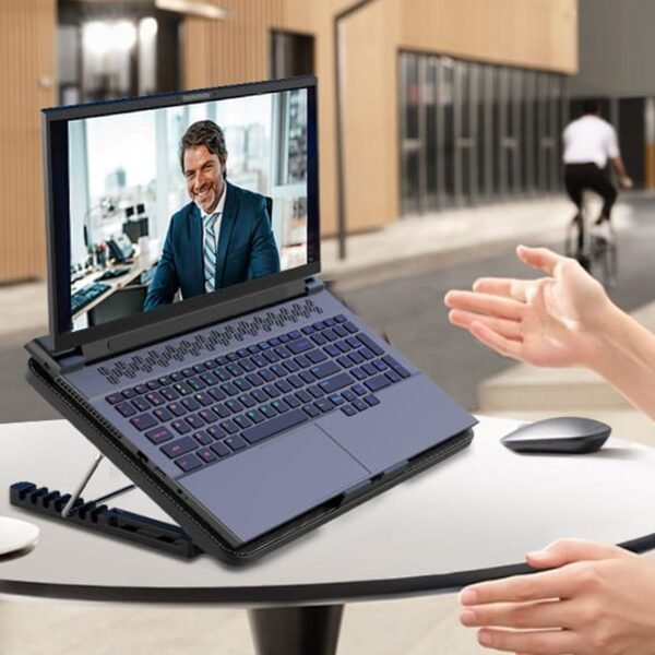 09_920e1912-4560-414e-9c21-5bb51482f726.jpg Laptop Cooler Cooling Pad with 2 Quiet Led Fans, Stand for Gaming Laptop