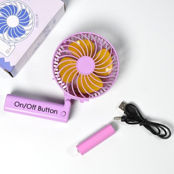 Portable Mini handy Fan & Personal Table Fan (Battery Not Include)