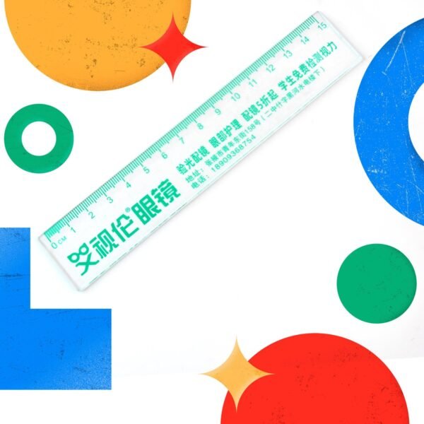 Premium Transparent Plastic Scale 15cm (1 Pc)