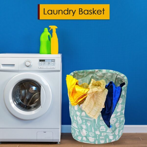 Durable Collapsible Laundry Storage Bag with Handles  for Dirty Laundry