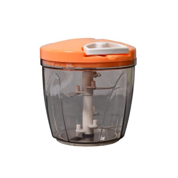 6 BLADE 2IN1 MANUAL FOOD CHOPPER, COMPACT & POWERFUL HAND HELD VEGETABLE (1000Ml)