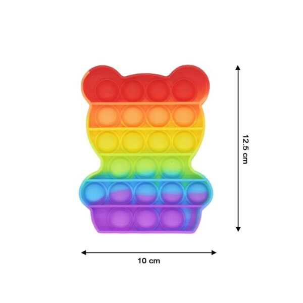 Bear  It Fidget Toys  Stress Relief Rainbow Toy ( 1 pcs )