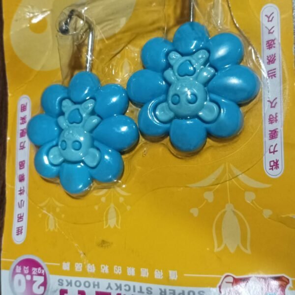 Multipurpose Self-Adhesive hooks (2 Pc Set / Mix Design)