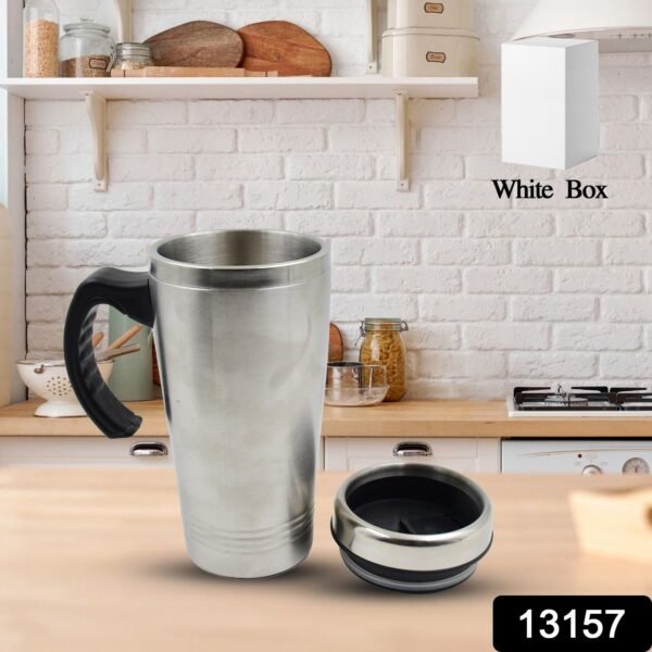 Stainless Steel Vacuum Glass Insulated Glass Coffee Cups, Tumbler (1 pc)