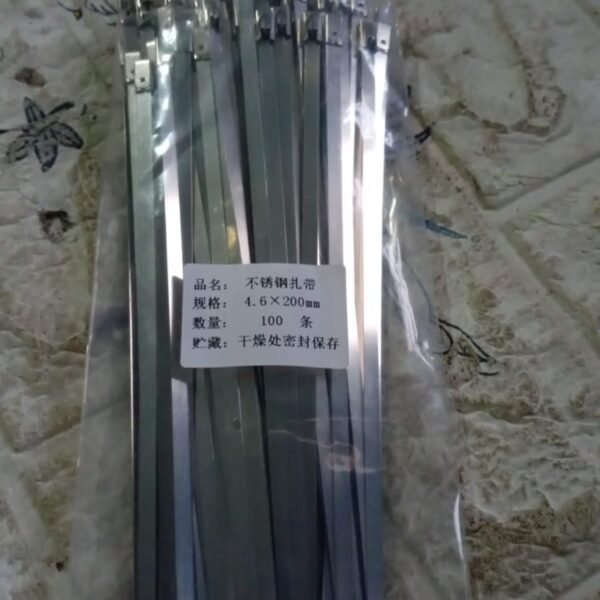 Stainless Steel Cable Ties for Solar & Home Use (100 Pc, 4.6x100mm)