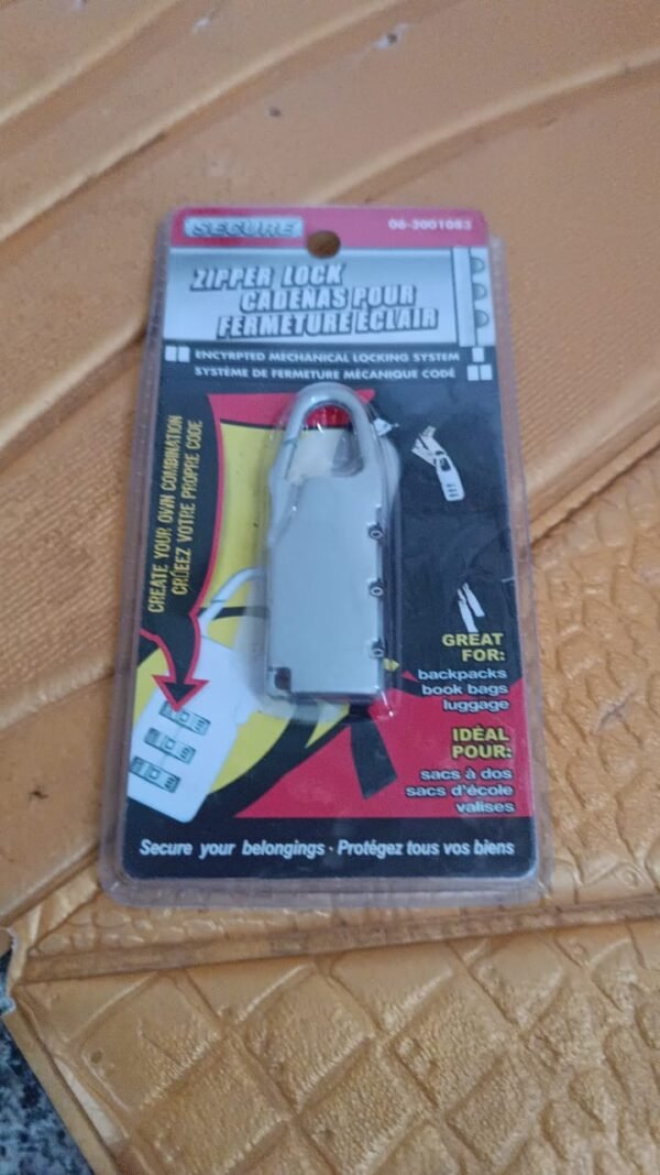 Motorcycle Bike Helmet Lock Portable 3 Digit Security Lock