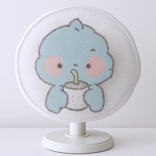 Cute Cartoon Character Fabric Mesh Fan Cover (1 Pc / Mix Design)