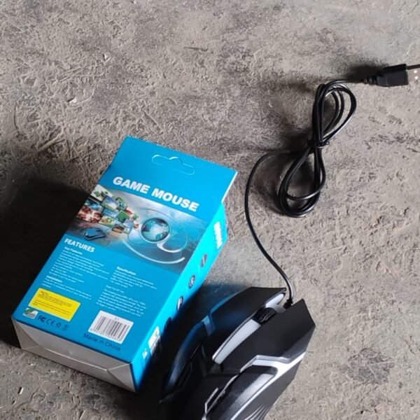 USB Wired Mouse, Ergonomic Design Gaming Mouse  (1 Pc)