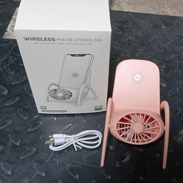 0ad1d185-bfb6-40a2-9076-c5a845feb398_76266783-6c9e-43c3-8256-2408993f5bd0.jpg Portable Mobile Phone Holder Fan – Handheld, Multi-Function (Battery Not Include)