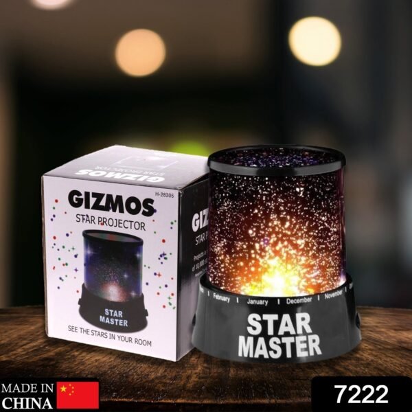 Star Night Light Projector – USB LED Lamp for Kids’ Room (Battery Free)