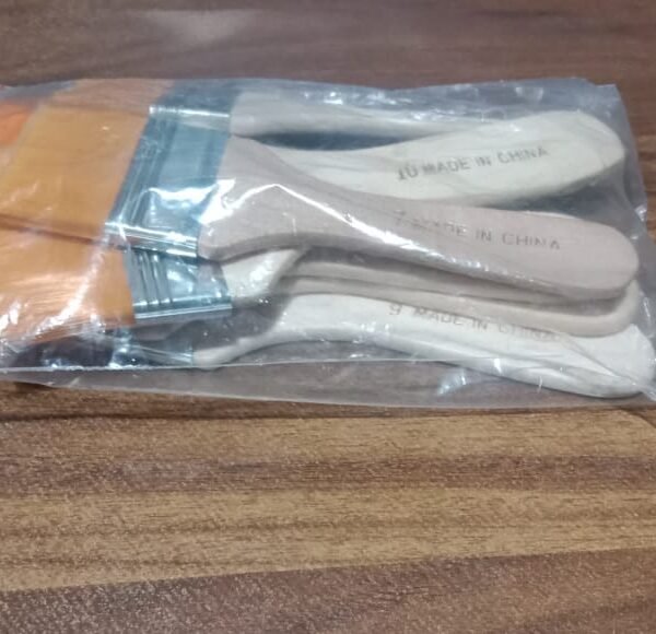 Nylon Pine Painting Brush Set – Dusting & Wall Paint Brushes (6 Pc Set)